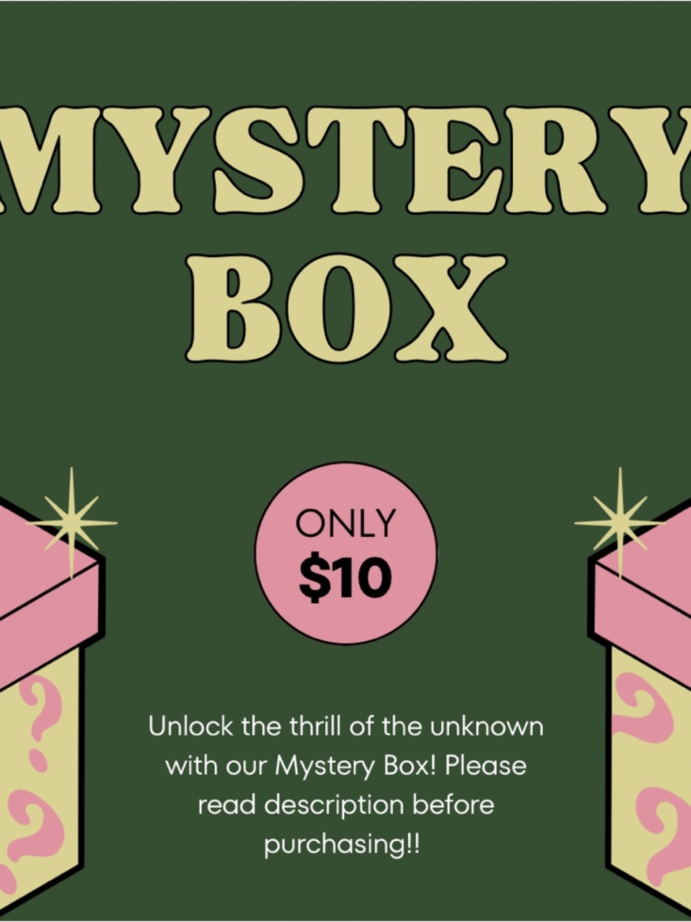 Mystery Box!! (Please read description!)